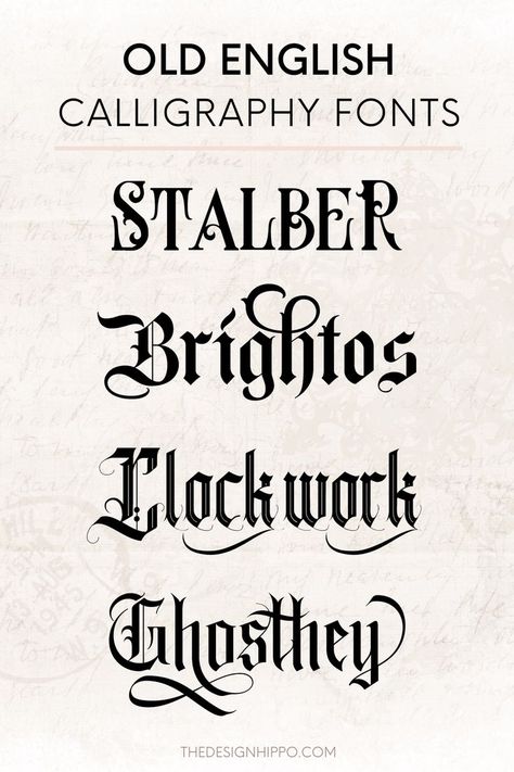 collage of the best old english calligraphy fonts Old Fashioned Fonts Hand Lettering, Cricut Fonts Old English, Gothic Blackletter Calligraphy, Gothic Handwriting Calligraphy Alphabet, Old English Calligraphy Alphabet, Mens Tattoo Fonts Lettering, Old English Font Pairing, Fancy Old English Letters, Old English Alphabet Letters