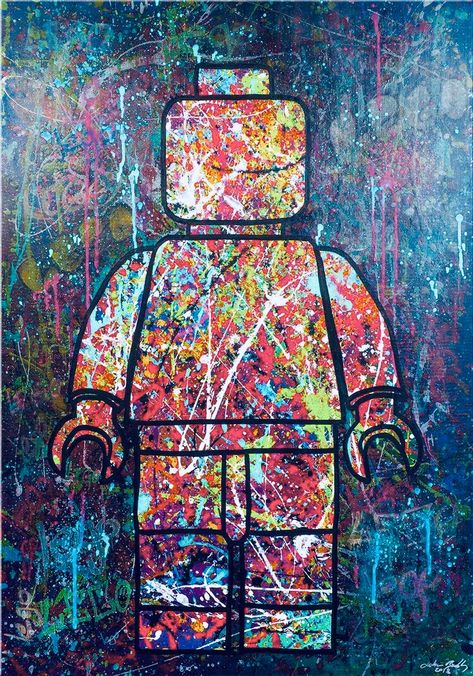 Craft Museum, Canvas Wall Art Living Room, Lego Art, Art Pop, Wall Art Pictures, Art Block, Site Internet, Art Abstrait, Graffiti Art