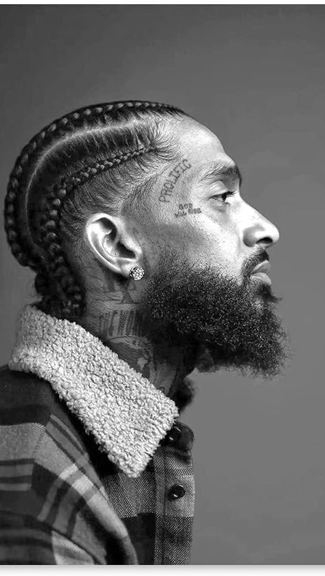 Tattoos 2023, Lauren London Nipsey Hussle, Tupac Wallpaper, Mommy Tattoos, Theme Tattoo, Drawing People Faces, Art Photography Portrait, Nipsey Hussle, Face Tattoos