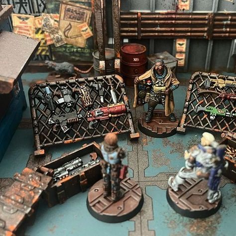 Necromunda Ash Wastes Terrain, Sci Fi Terrain, Necromunda Terrain Diy, Warhammer 40k Diorama, Cyberpunk Terrain, Warhammer 40k Terrain, Warhammer Necromunda, Zombie Games, Necromunda Underhive