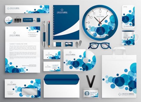 Business Stationery Set, Water Symbols, Company Merchandise, Corporate Brand Identity, Branding Identity Design, Brochure Mockup, Logo Design Inspiration Branding, Visual Identity Design, Letterhead Design