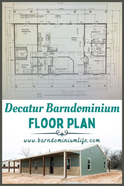 Morton Homes Floor Plans, 30 X 55 House Plans, Barndemonium Floor Plans, Pole Barn Homes Floorplan, Small Shop House Plans, 40x60 Pole Barn House Plans, Metal House Plans, Barn Homes Floor Plans, 3d Floor Plans