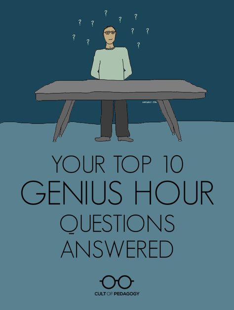 Looking for ways to encourage student choice in the classroom? Curious to learn more about Genius Hour? This podcast featuring A.J. Juliani can help! Your Top 10 Genius Hour Questions Answered // Blog by Cult of Pedagogy Genius Project Ideas, Genius Hour Middle School, Genius Hour Projects, Boring Work, Inquiry Learning, Education Tools, Genius Hour, Cult Of Pedagogy, Inquiry Based Learning