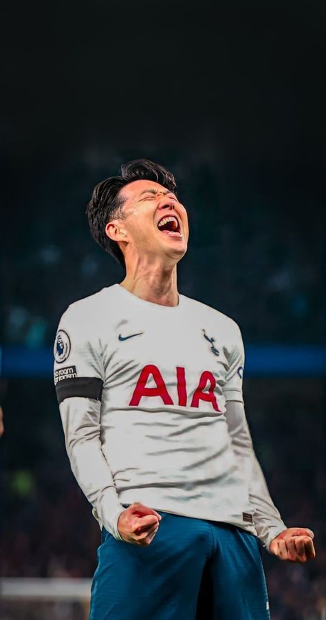 Tottenham Hotspur Wallpaper, Hm Son, Football Celebrations, Kim Son, Son Heungmin, Cr7 Wallpapers, Football Or Soccer, Football Players Images, Tottenham Hotspur Fc