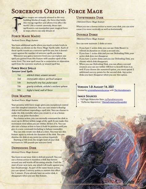 Familiar Spell, Dnd Sorcerer, Dungeons And Dragons Rules, Dnd Stats, Fantasy High, Dnd Stories, D D Classes, Dnd Classes, Dungeon Master's Guide