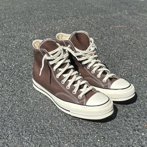 Converse chuck 70
Men’s size 9
No flaws
Worn two or... - Depop Chuck 70s Outfit Men, Chuck 70s Outfit, 70s Outfits Men, Converse 70, Converse 70s, Chuck 70s, Brown Converse, Converse Chuck 70, Brown Outfit