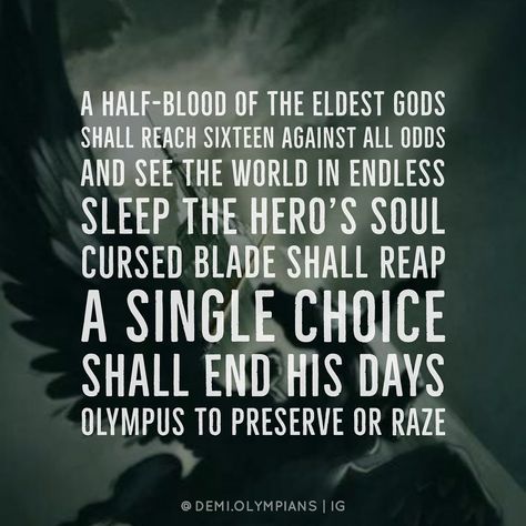 #percyjackson #prophecy Pjo Prophecies, Percy Jackson Prophecies, Percy Jackson Prophecy, Demigod Diaries, Percy Jackson Annabeth Chase, Books 2024, The Last Olympian, Percy Jackson Wallpaper, Percy Jackson Head Canon