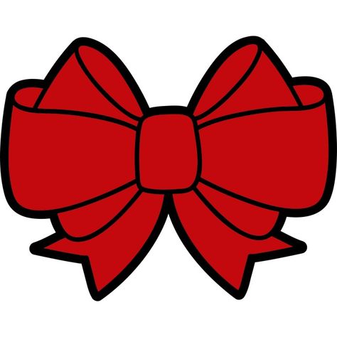 red bow Bow Drawing, Text Image, Red Bow, Christmas Bows, Bow Clips, Christmas Pattern, Easy Drawings, Cookie Decorating, Greeting Cards