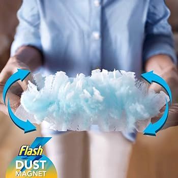 Flash Duster Dust Magnet Starter Kit, 1 Handle + 14 Refills, Trap And Lock Away Dust, Dirt And Hair In No Time : Amazon.co.uk: Grocery Swiffer Duster, Duster Refills, Dust Allergy, Baby Laundry Detergent, Baby Laundry, Baby Lotion, Dusters, Candle Wax Melts, Baby Powder