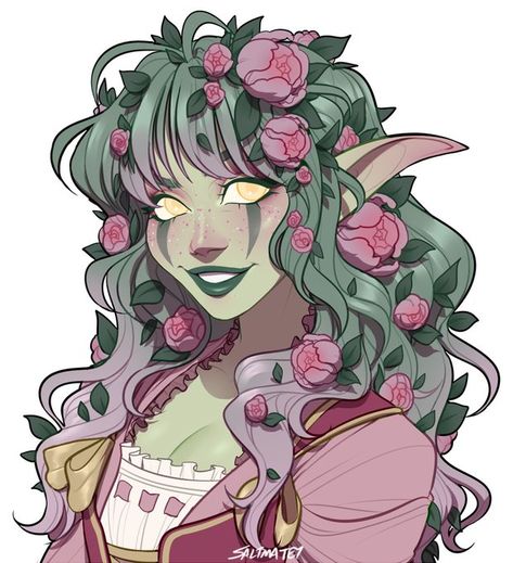 🍻Eilleanda of the Valabar🍻 on Twitter: "Playing an eladrin elf is so unique and fun! My dnd Druid, Anasyeira and all her seasons/moods done by the AMAZING @saltmatey. Thank you so much ;-; https://t.co/Y2PRFhXn6S" / Twitter Spring Eladrin, Eladrin Elf, Dnd Druid, Have Inspiration, Dungeons And Dragons Characters, Dnd Art, Arte Sketchbook, Dnd Characters, Green Hair