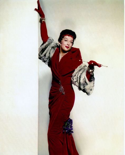 Rosalind Russell as Auntie Mame (1958) Conjure Woman, Orry Kelly, Auntie Mame, Rosalind Russell, Girl Truths, Tony Award, Hooray For Hollywood, Cary Grant, Baby Cowboy