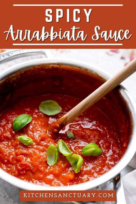 Spicy Arrabiata Sauce, Arabiatta Sauce Pasta, Homemade Arrabiata Sauce, Arrabbiata Sauce Recipe, Arribita Sauce Recipe, Arabiatta Sauce Recipe, Arriabata Sauce, Spicy Pasta Sauce Recipes, Arabiatta Pasta