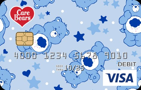 Hello Kitty Debit Card, Credit Card Design Ideas, Debit Card Design Ideas Cute, Kawaii Credit Card, Cute Debit Card Design Hello Kitty, Care Bear Sticker Printable, Debit Card Design, Phone Craft, Visa Debit Card