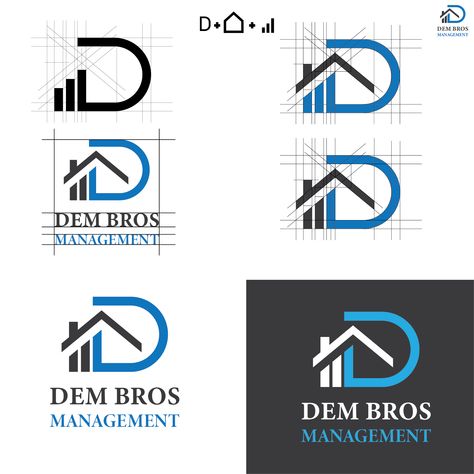 Real Estate Logo Design Process 2023 S Real Estate Logo, Architect Logo Design Ideas, Construction Logo Ideas, Basic Logo Design, Real Estate Company Logo, Logo For Real Estate, Building Logo Design, Construction Logos, 2023 Logo