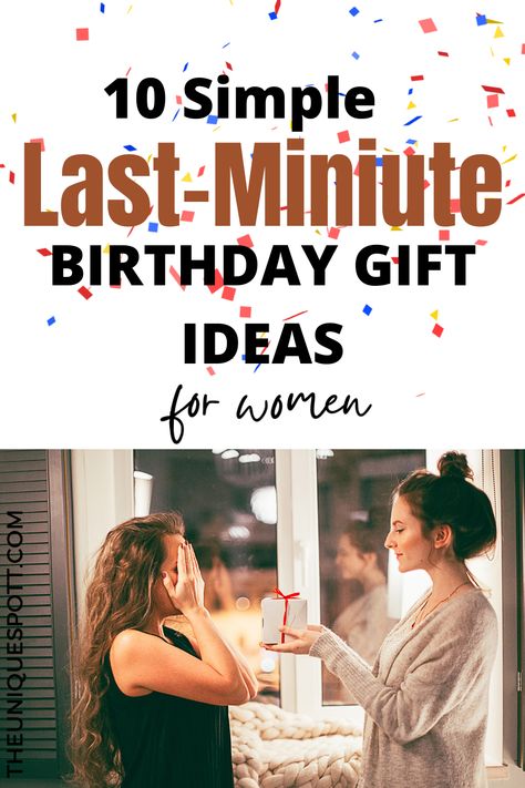 Need to get a last-minute gift for your best friend? Read this post for 10 simple birthday gift ideas that every woman will love. These gift ideas are timeless and perfect to shop right now. Gifts Ideas For Best Friend Birthday, Simple Birthday Presents Friends, Quick Birthday Present Ideas, Simple Birthday Gifts For Friends Ideas, Last Minute Friend Birthday Gift, Last Minute Gift Ideas For Best Friend, Last Minute 40th Birthday Gifts, Last Minute Present Ideas, Simple Birthday Present Ideas