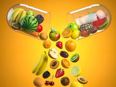 Photo different fruits in medical capsul... | Premium Photo #Freepik #photo #food-supplement #dietary-supplement #supplement #nutritional-supplements Ear Health, Different Fruits, Pantothenic Acid, Daily Vitamins, Natural Vitamins, Sugar Cravings, Vitamin B12, Diet Supplements, Vitamin Supplements