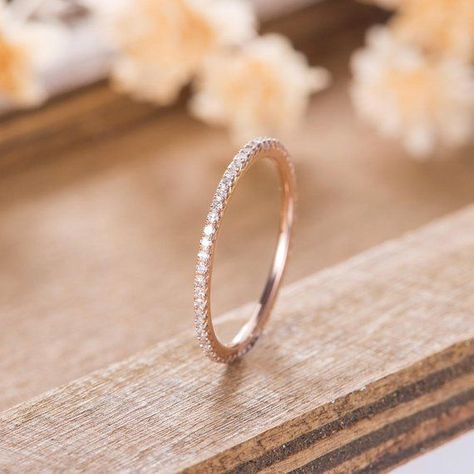 Tattoo Band, Gorgeous Wedding Bands, Eternity Diamond Band, Wedding Bands For Women, Gold Wedding Bands Women, Simple Wedding Bands, Stacked Wedding Rings, Engagement Ring Rose Gold, Beautiful Wedding Rings