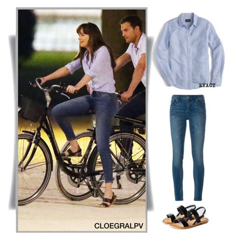 "Dakota Johnson // Anastasia Steele" by clo-egral ❤ liked on Polyvore featuring J.Crew, Urban Outfitters, BLK DNM, jcrew, anastasiasteele, dakotajohnson, fsf and fiftyshadesfreed Anna Steele, Anastasia Steele Style, Anastasia Steele Outfits, Celebrities Outfits, Anastasia Grey, Dakota Style, Dakota Johnson Style, Anastasia Steele, Celebrity Street Style