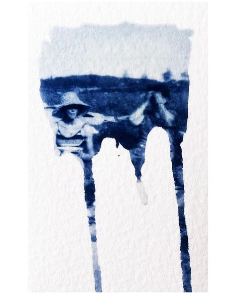 Happy World Cyanotype Day! • #worldcyanotypeday #foundphoto #foundphotography #cyanotype Cyanotype Paper Ideas, Cyanotype On Ceramic, Cyanotype Printing On Fabric, Cyanotype Art Ideas, Cyanotype Aesthetic, Cyanotype On Wood, Cyanotype Wedding, Cyanotype Illustration, Cyanotype Collage