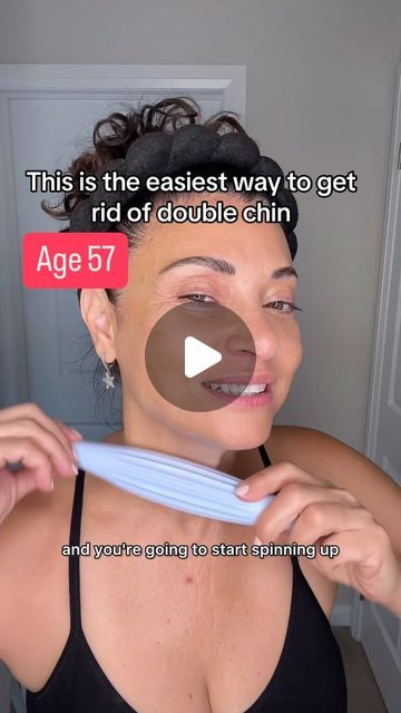 FaceFit Canada on Instagram: "The dual handle roller does a great job at targeting double chin. Here’s how!  Follow along and follow @facefitcanada for more tips. See our story highlights for more tutorials like this 😊.  #doublechin #doublechinmassage #womenover50 #facefitcanada #facefitroller #dualhandleroller" Exercise Face, Double Chin Exercises, Sagging Neck, Reduce Double Chin, Chin Exercises, Yoga Massage, Face Yoga Exercises, Face Yoga Facial Exercises, Face Time