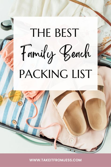 Florida Family Vacation Packing List, Beach Road Trip Essentials, Ultimate Beach Vacation Packing List, Beach Checklist Vacation Families, Beach Trip Packing List Kids, Family Packing List For Beach Vacation, Packing List Florida Vacation, Minimal Beach Packing List, Ultimate Beach Packing List