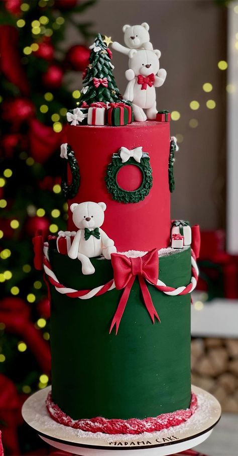 festive cake ideas, festive Christmas cake pictures, Christmas cake, winter cake, winter cake ideas Snowman Christmas Cake Ideas, Christmas Cake 2 Tier, Christmas Theme Wedding Cake, Fondant Christmas Cake Ideas, Two Tier Christmas Cake, Santa Cake Ideas, 2 Tier Christmas Cake, Christmas Theme Cake Ideas, Xmas Cake Ideas