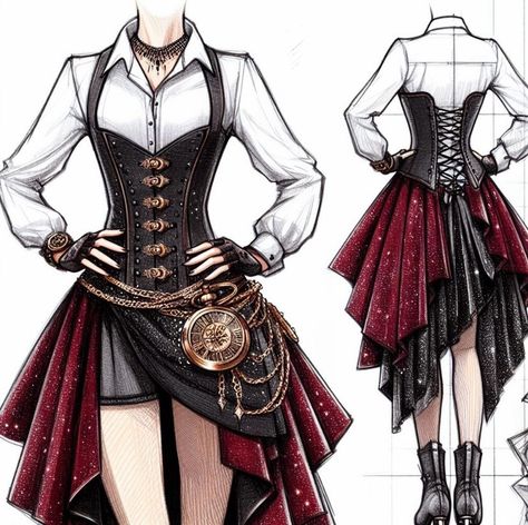 Pirate Drawing Female, Pirate Dress Drawing, Pirate Clothing Drawing, Pirate Outfit Female Drawing, Pirate Aesthetic Female, Pirate Outfit Drawing, Female Pirate Outfit, Pirate Outfit Female, Celebrity Brides