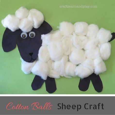 Simple ideas to transform you from busy mom to creative mom. With easy kids crafts and kids activities you can spend quality time with your kids, and with creative parenting tips you will get inspiration. Cotton Ball Crafts, Sheep Craft, Lamb Craft, Diy – Velikonoce, Sheep Crafts, Barn Wood Crafts, Creative Mom, Farm Crafts, Learn Crafts