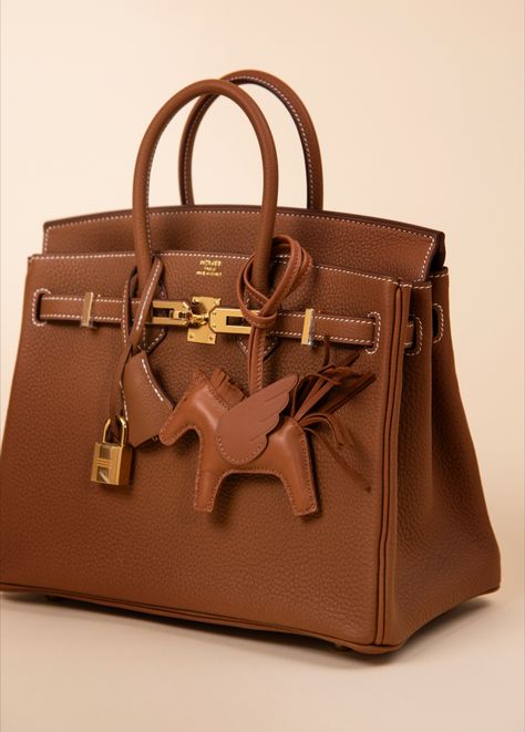 Hermès Birkin 25 Togo in Gold GHW with Charm Hermes 25 Birkin, Hermes Birkin 25 Gold, Brown Birkin, Hermes Birkin Bag 25, Hermes Birkin Brown, Birkin Gold, Birkin 25 Gold, Hermes Wishlist, Hermes Birkin Gold