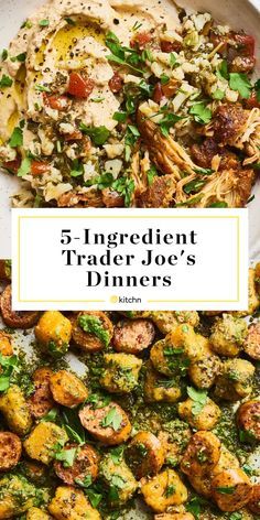 Trader Joes Recipes Dinner, Trader Joes Meal Planning, Aldi Meals, Trader Joes Recipes Healthy, Trader Joes Food, Healthy Ground Turkey, 5 Ingredient Dinners, Joe Recipe, Sweet Potato Gnocchi