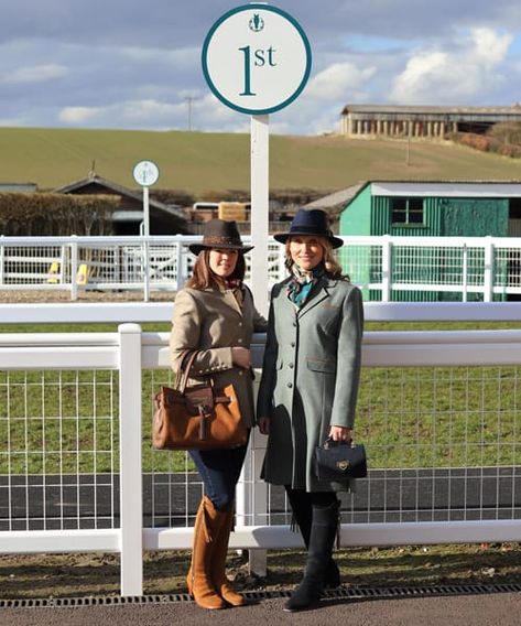 Cheltenham Races Fashion, Cheltenham Races Outfits, Cheltenham Races, Brown Fedora, 2019 Outfits, Race Outfit, Cheltenham Festival, Festival Attire, Race Wear