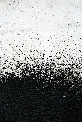 Exploded | Tar sprayed on a wall | photoalternative | Flickr Abstract Black And White, Galaxy Painting, Black And White Painting, Trendy Wallpaper, Painting Wallpaper, White Texture, White Wallpaper, Color Textures, Textured Wallpaper