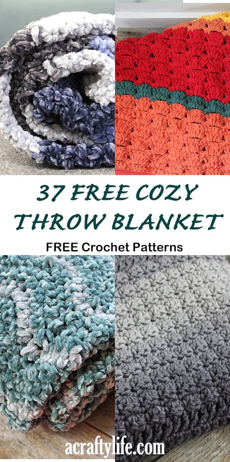 Large Crochet Throw Pattern Free, Crochet Blanket Throw Pattern Free, Blanket Yarn Free Crochet Patterns, Crochet Big Blanket Patterns, Quick Easy Crochet Throw Blanket, Crochet Thick Blanket Patterns Free, Fast Crochet Afghan Patterns Free, Full Size Crochet Blanket, Large Afghan Crochet Patterns Free