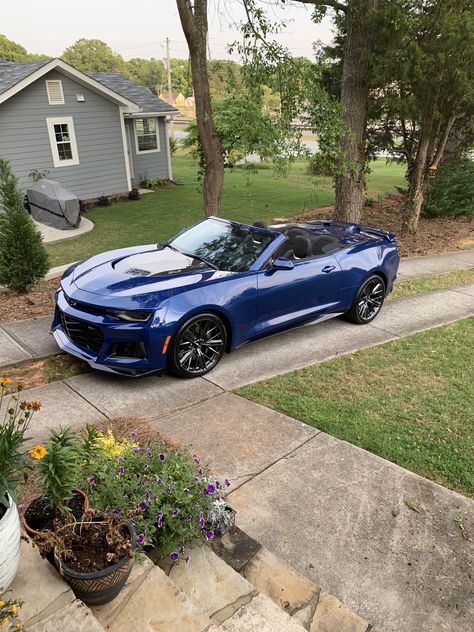 My Riverside Blue ZL1 Camaro Convertible Chevy Camaro Aesthetic, 2017 Camaro Zl1, Zl1 Camaro, Black Camaro Convertible, Chevy Camaro Convertible, Blue Camaro, Chevrolet Camaro Convertible, Camaro Ss Convertible, Camaro 2ss