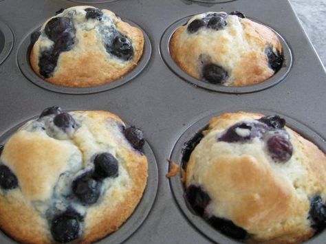 .Bisquick Muffins: 2 cups Bisquick 1/3 cup sugar 2/3 cup milk 2 tablespoons vegetable oil 1 egg mashed banana, choc chips, or any add ins Directions: Heat oven to 400 degrees. Grease muffin pan well. Stir all ingredients except berries in bowl, just until moistened. Fold in berries. Divide batter evenly in 9 muffin cups. Bake 13 to 18 minutes Bisquick Blueberry Muffins, Bisquick Muffins, Muffins Blueberry, Blueberry Muffins Recipe, Muffins Recipes, Bisquick Recipes, Muffin Recipes Blueberry, Blueberry Recipes, Blueberry Muffins