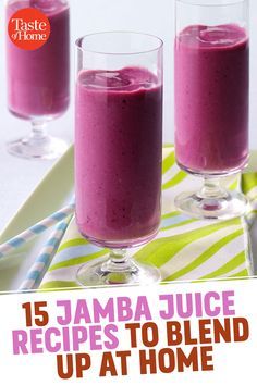 Copycat Jamba Juice, Jamba Juice Recipes, Jamba Juice Smoothies, Banana Apple Smoothie, Smoothie Fruit, Juice Smoothies Recipes, Jamba Juice, Clean Eating Challenge, Smoothie Prep