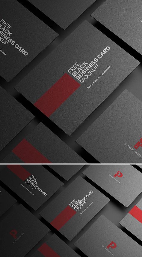 Black Business Card Design, Black Business Card Mockup, Card Mockup Free, Car Business Card, Gif Card, Brand Mockup, Innovative Business Cards, Business Card Design Black, Identity Design Inspiration