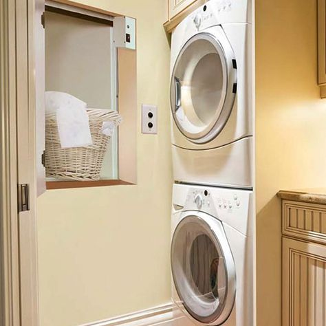 Residential Dumbwaiter Functional Farmhouse, Laundry Shoot, Home Elevators, Laundry Room/mudroom, Laundry Chute, Bridge House, Laundry Mud Room, House Elevation, Laundry Room Design