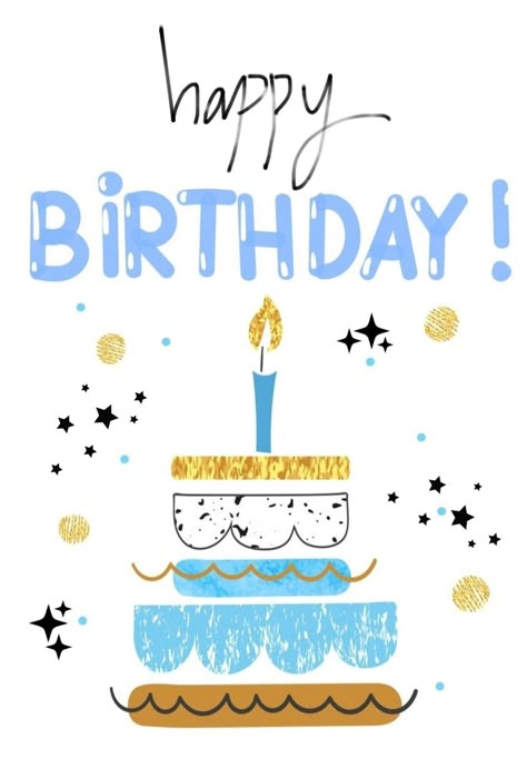 Bday Images, Birthday Ecard, Happy Birthday Illustration, Jennifer Maker, Happy Birthdays, Happy Birthday Boy, Birthday Wishes For Brother, Birthday Reminder, Happy Birthday Art