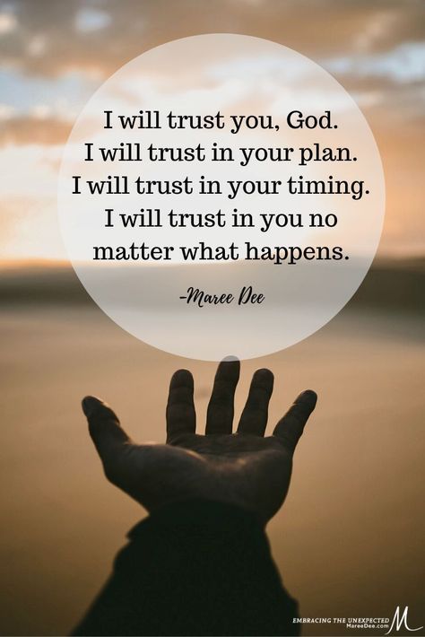 Go ahead and say this aloud - “I will trust you, God.” “I will trust in your⁣plan.” “I will trust in your timing.” “I will trust you, no matter what happens.”⁣   Photo by Billy Pasco on Unsplash #embracingtheunexpected #mareedee #LifeintheUnknown #Embracing30DaysofUncertainty #trust Trust God Quotes, Trust Gods Plan, Trust Quotes, Trusting God, Trust You, In God We Trust, Christian Quotes Inspirational, The Unexpected, Knowing God