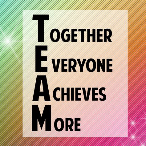 No better way to sum up the meaning of #TEAM... What does TEAM mean to your company. Team Meaning, Team Quotes, People Working Together, A Group Of People, X Picture, What Team, Meant To Be Quotes, School Team, Group Of People