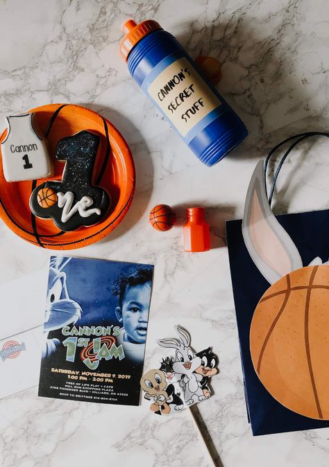 Space Jam Theme Birthday Party, Space Jam First Birthday Party, Space Jam 1st Birthday Party, Space Jam Birthday Party Ideas, Space Jam Birthday Party, Space Jam Party, Space Jam Birthday, Space Jam Theme, Looney Tunes Party