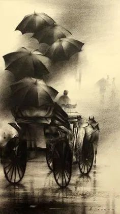 Charcoal Artwork, Landscape Pencil Drawings, Charcoal Paint, الفن الرقمي, Couple Drawing, Art Charcoal, Charcoal Drawings, Charcoal Sketch, Art Sketches Pencil