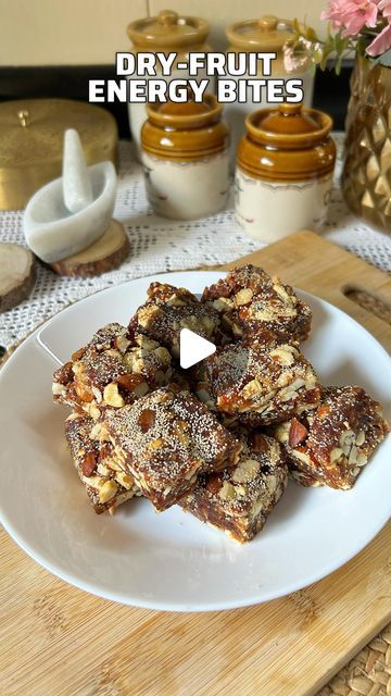 Iftar Recipes, Energy Bites, Poppy Seeds, Sugar Free Recipes, Indian Cooking, Cooking Recipes Desserts, Iftar, Dried Fruit, Cashew