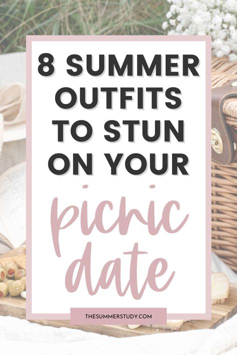 Time to dig out your summer wardrobe and get outfit planning! With all the picnics and brunches that are on the horizon this summer, it's time to start thinking about what we're going to wear. I've come up with 8 different outfit ideas to help give you some summer style inspo. These are so cute and totally on trend. Take a look and see what you think! #summer #summerfashion #summeroutfitideas #2021summerfashiontrends Work Picnic Outfit, Company Picnic Outfit, Bbq Outfit Ideas Casual, Barbecue Outfit, Summer Picnic Outfit, Picnic Date Outfits, Picnic Outfit Summer, Summer Wear For Women, Plain Crop Tops