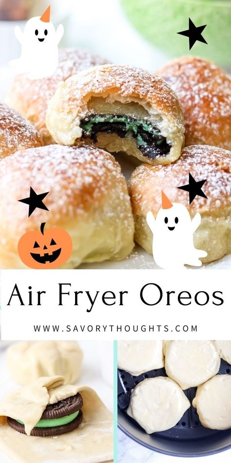 Fried Oreo Recipe, Air Fryer Oreos, Deep Fried Oreo, Adult Halloween Party Ideas, Fried Oreo, Easy Halloween Cookies Recipes, Oreo Recipe, Party Ideas Outdoor, Creative Halloween Costume Ideas