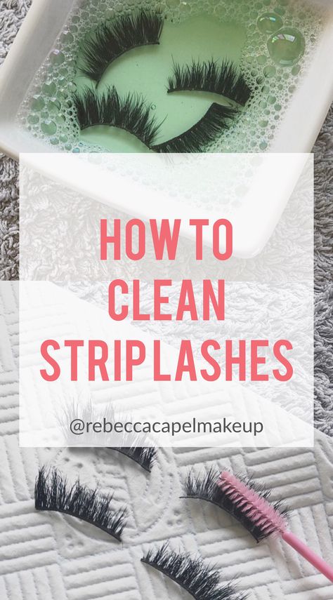 Cleaning False Lashes, Cleaning Fake Eyelashes, How To Clean Eyelashes False Lashes, How To Clean Strip Lashes, How To Clean Fake Lashes, Cleaning False Eyelashes, Clean Eyelashes False Lashes, Lash Strips That Look Like Extensions, How To Clean False Lashes