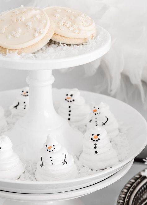 Winter Wonderland Dessert Table - Celebrations at Home Winter Wonderland Dessert Table, Winter Dessert Table, Winter Dessert, Monochromatic Palette, Dessert Ideas, Dessert Table, Fun Easy, Winter Wonderland, Decorating Ideas