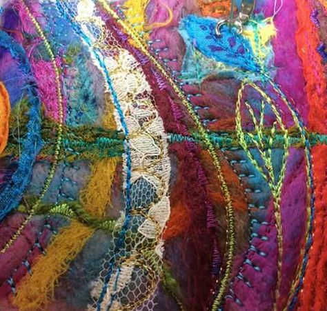 Isabelle Moore Threadnoodle Art Fibres Textiles, Water Soluble Fabric, Free Motion Embroidery, Textile Fiber Art, Fibres Textiles, Hand Dyed Silk, Art Textile, Silk Dyeing, Fabric Projects