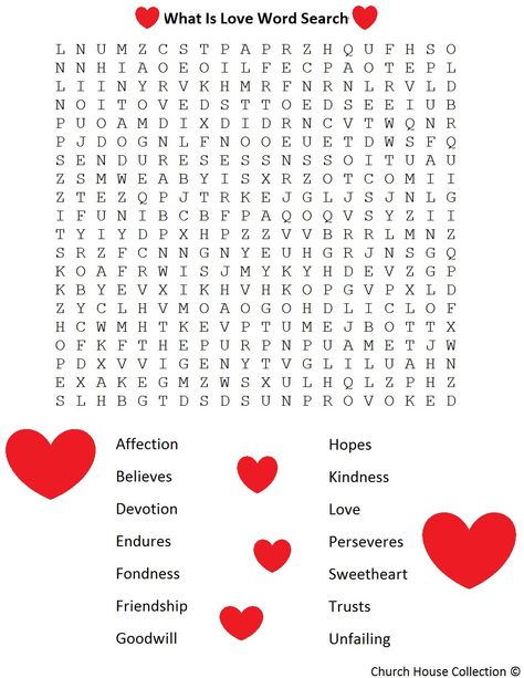 Valentine Word Search For Kids. Valentine's Bible Lesson For Kids, Love Word Search, Christian Valentines Crafts, Valentines Crossword, Free Valentine Word Search, Valentine Word Scramble Free Printable, Sunday School Valentines, Valentine’s Day Word Search, Valentines Word Search